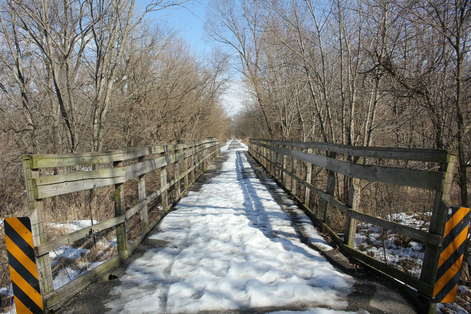 Looking east (railroad north)